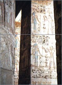 Hathor III. Ramszesz áldozatát fogadja