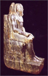 Kheprén diorit szobra